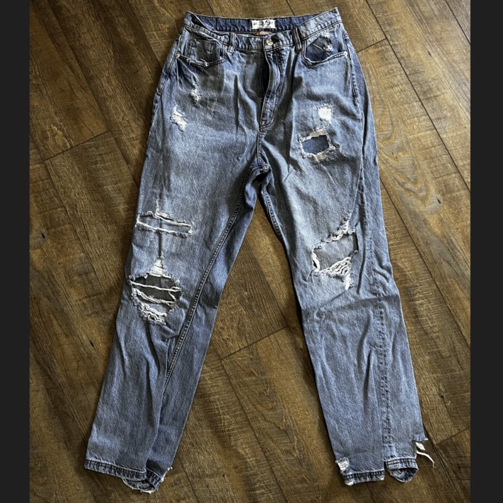 Free People Crvy Straight-Leg Jeans